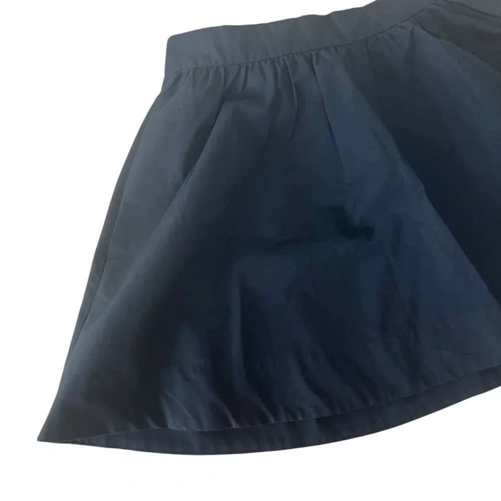 Kate Spade Girls Coreen A Line Skirt‎ Black Exposed Gold Tone Back Zipper 14 NWT